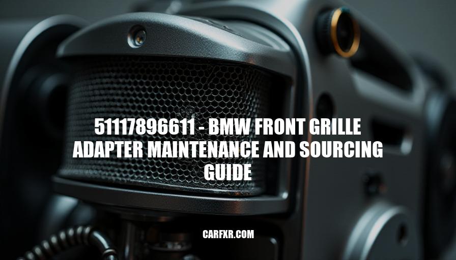 51117896611 - BMW Front Grille Adapter Maintenance and Sourcing Guide