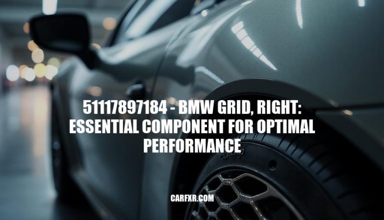 51117897184 - BMW Grid, Right: Essential Component for Optimal Performance