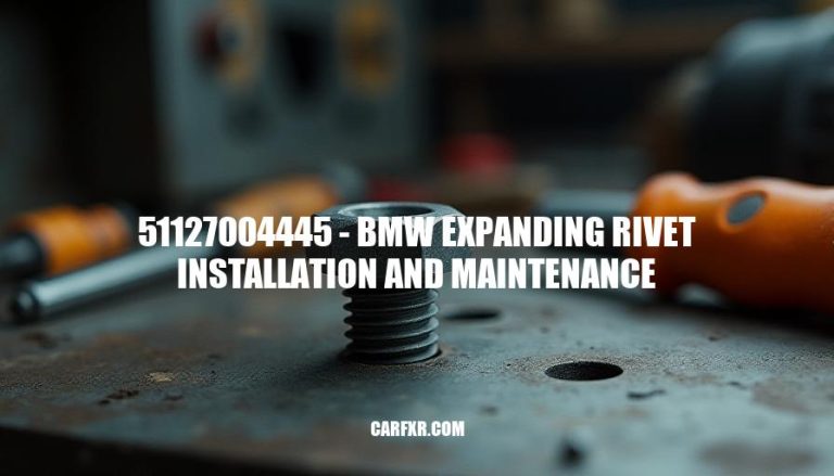 51127004445 - BMW Expanding Rivet Installation and Maintenance