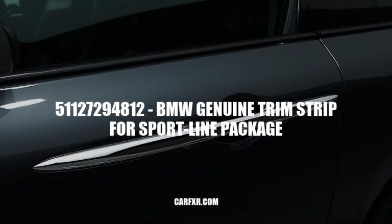 51127294812 - BMW Genuine Trim Strip for Sport-Line Package