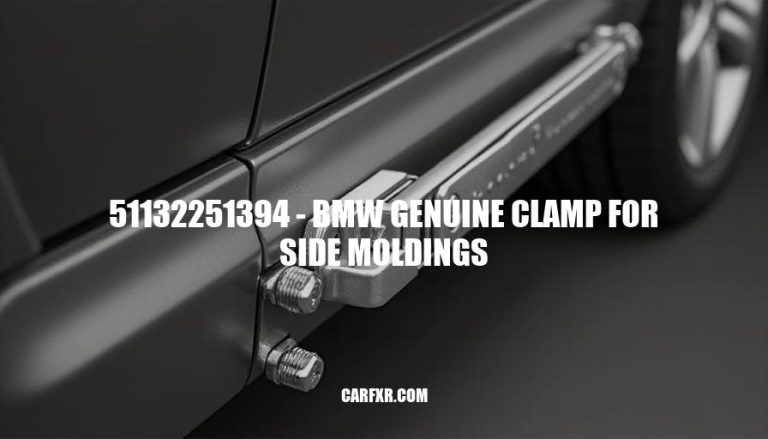 51132251394 - BMW Genuine Clamp for Side Moldings