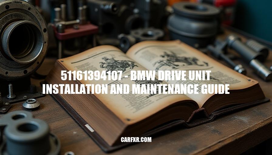 51161394107 - BMW Drive Unit Installation and Maintenance Guide