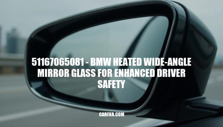 51167065081 - BMW Heated Wide-Angle Mirror Glass for Enhanced Driver Safety