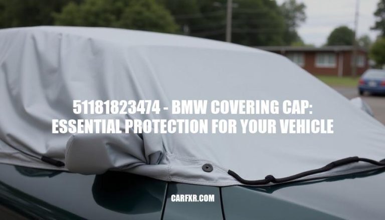 51181823474 - BMW Covering Cap: Essential Protection for Your Vehicle