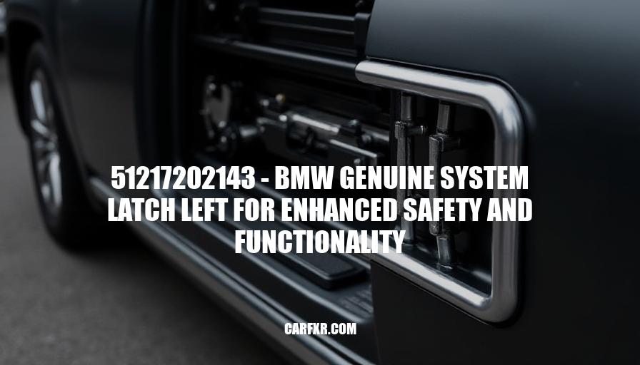 51217202143 - BMW Genuine System Latch Left for Enhanced Safety and Functionality