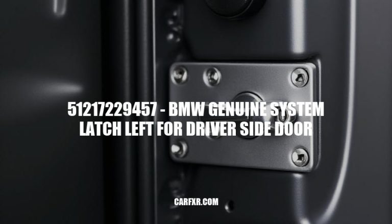 51217229457 - BMW Genuine System Latch Left for Driver Side Door