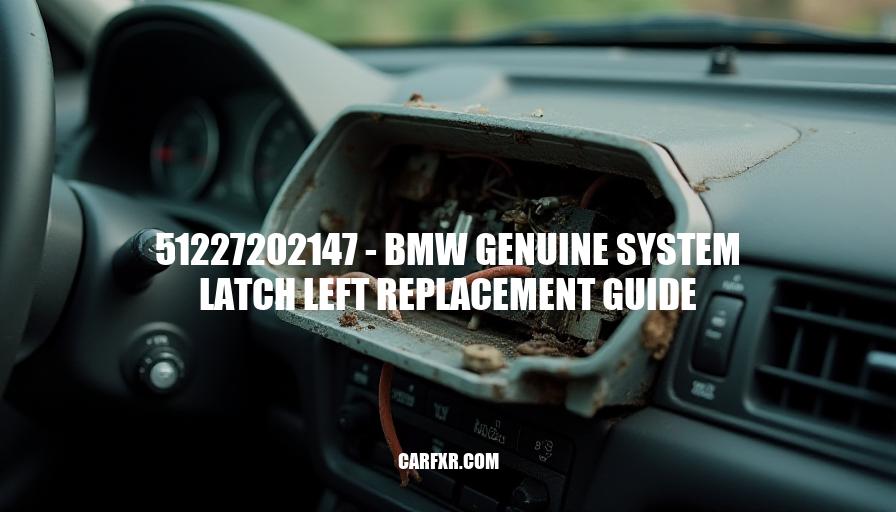 51227202147 - BMW Genuine System Latch Left Replacement Guide