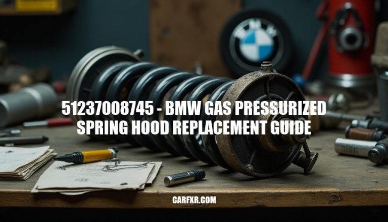 51237008745 - BMW Gas Pressurized Spring Hood Replacement Guide