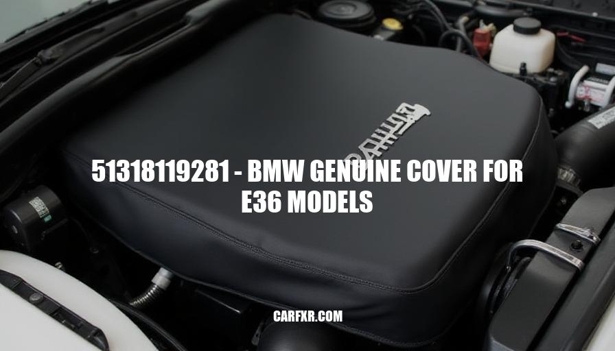 51318119281 - BMW Genuine Cover for E36 Models