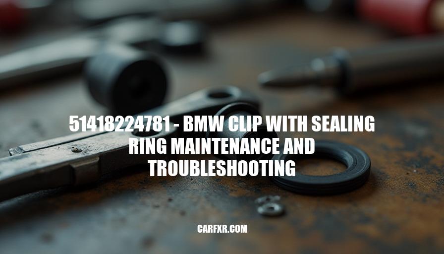 51418224781 - BMW Clip with Sealing Ring Maintenance and Troubleshooting