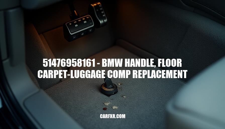 51476958161 - BMW Handle, Floor Carpet-Luggage Comp Replacement