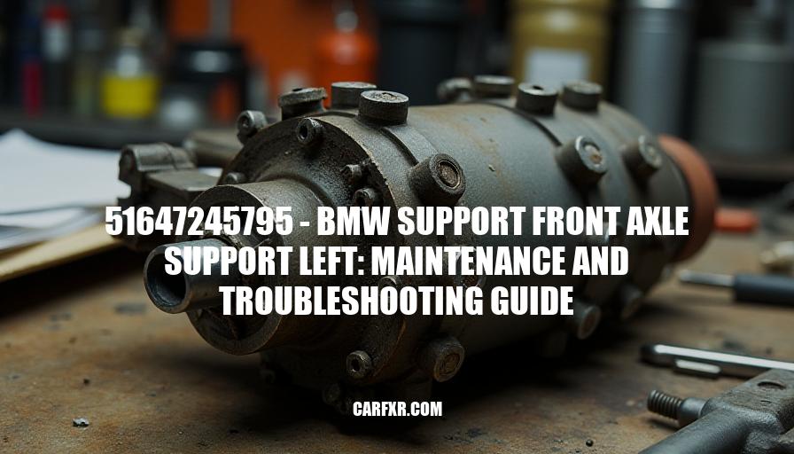 51647245795 - BMW Support Front Axle Support Left: Maintenance and Troubleshooting Guide