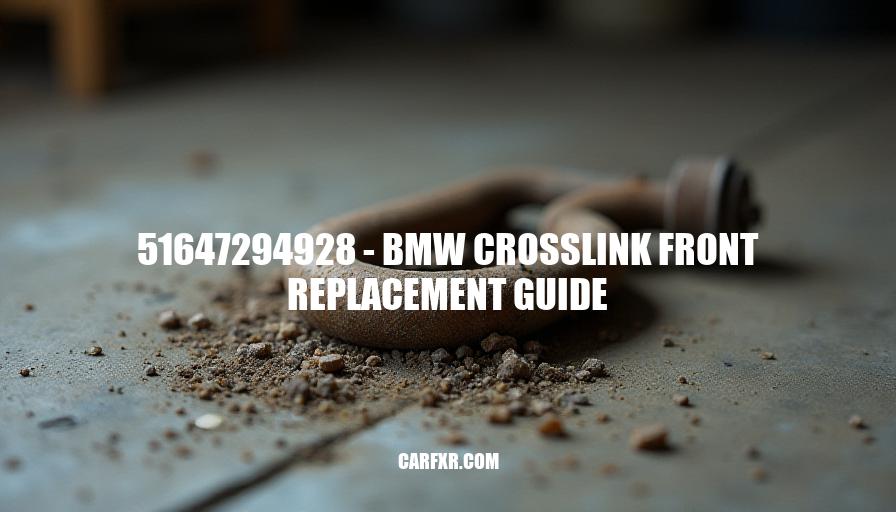 51647294928 - BMW Crosslink Front Replacement Guide