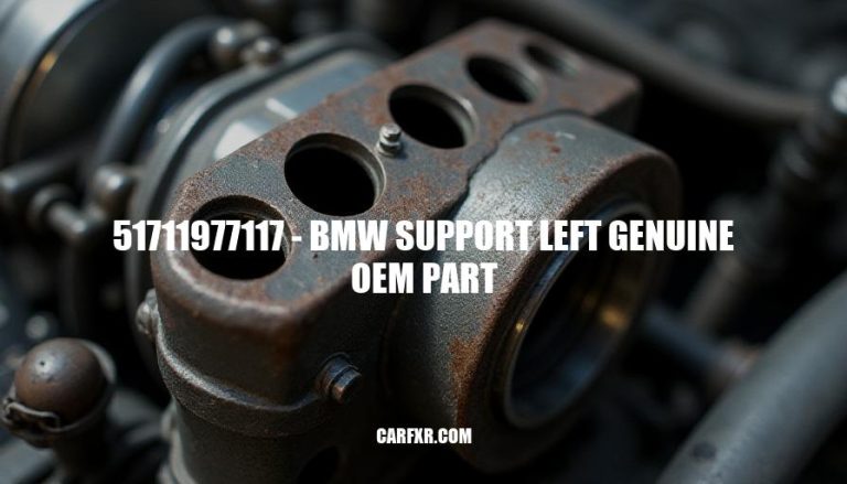 51711977117 - BMW Support Left Genuine OEM Part