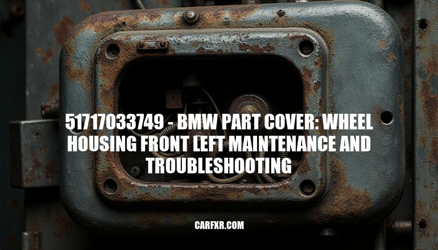 51717033749 - BMW Part Cover: Wheel Housing Front Left Maintenance and Troubleshooting