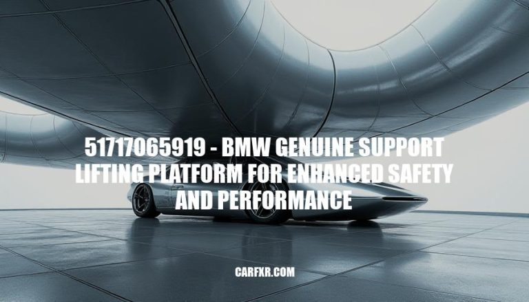 51717065919 - BMW Genuine Support Lifting Platform for Enhanced Safety and Performance