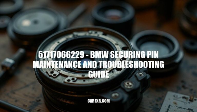 51717066229 - BMW Securing Pin Maintenance and Troubleshooting Guide