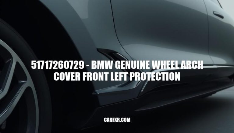 51717260729 - BMW Genuine Wheel Arch Cover Front Left Protection