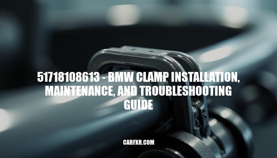 51718108613 - BMW Clamp Installation, Maintenance, and Troubleshooting Guide