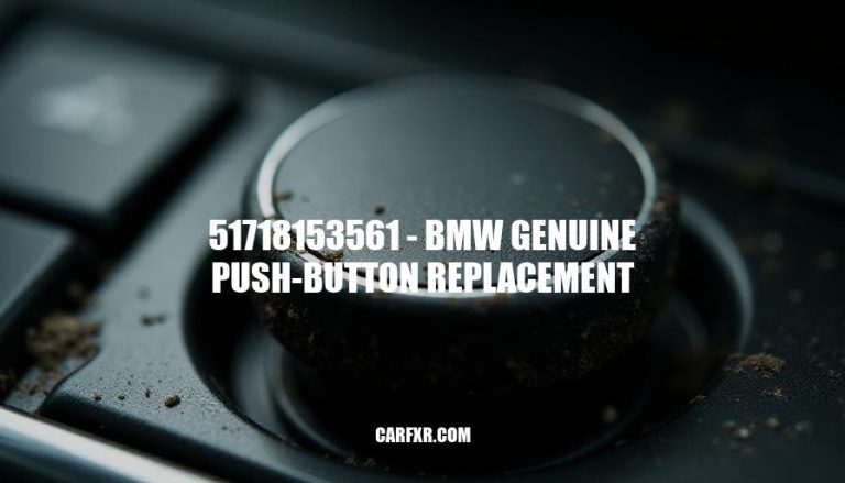 51718153561 - BMW Genuine Push-Button Replacement