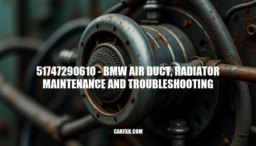 51747290610 - BMW Air Duct, Radiator Maintenance and Troubleshooting