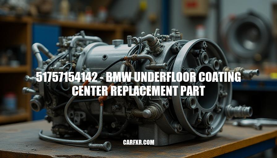 51757154142 - BMW Underfloor Coating Center Replacement Part