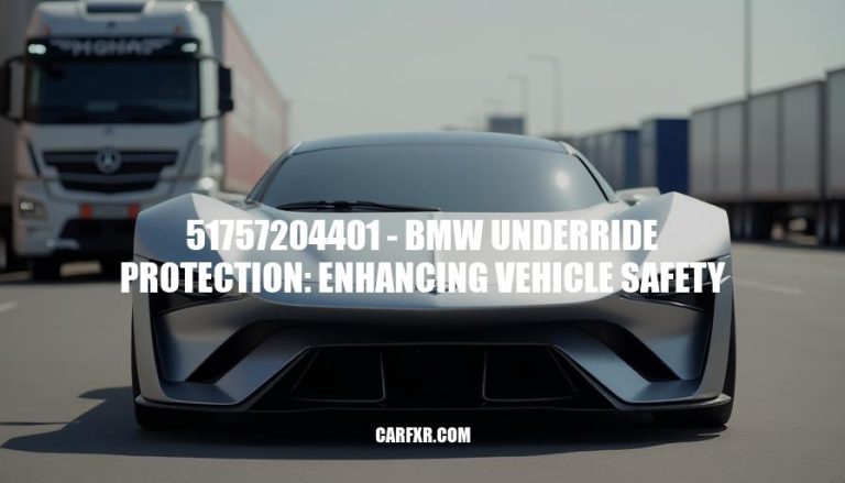 51757204401 - BMW Underride Protection: Enhancing Vehicle Safety