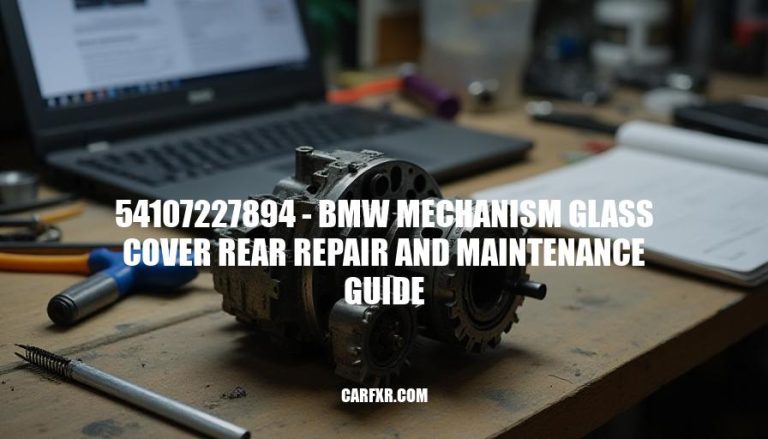 54107227894 - BMW Mechanism Glass Cover Rear Repair and Maintenance Guide