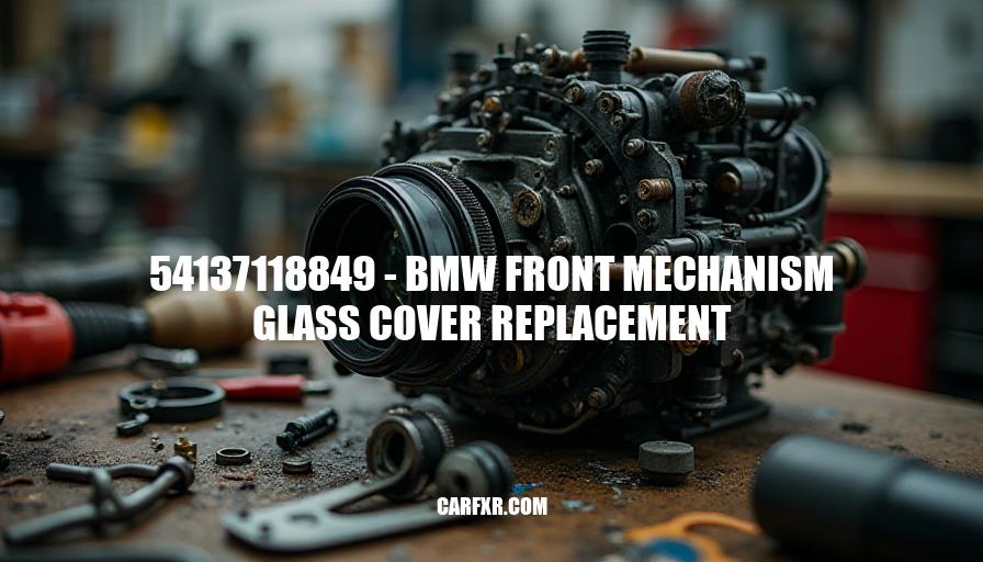 54137118849 - BMW Front Mechanism Glass Cover Replacement