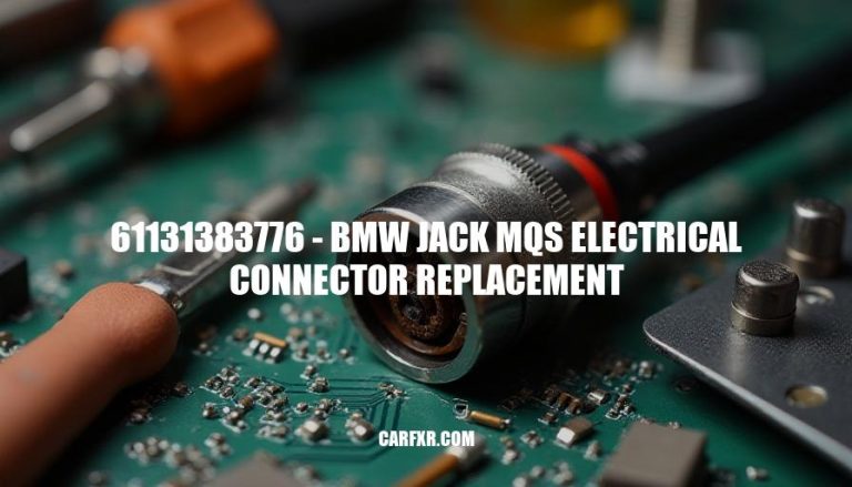 61131383776 - BMW Jack MQS Electrical Connector Replacement