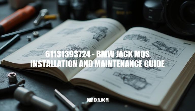 61131393724 - BMW Jack MQS Installation and Maintenance Guide