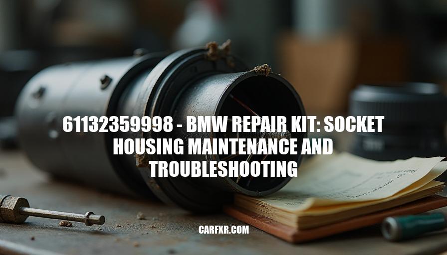 61132359998 - BMW Repair Kit: Socket Housing Maintenance and Troubleshooting