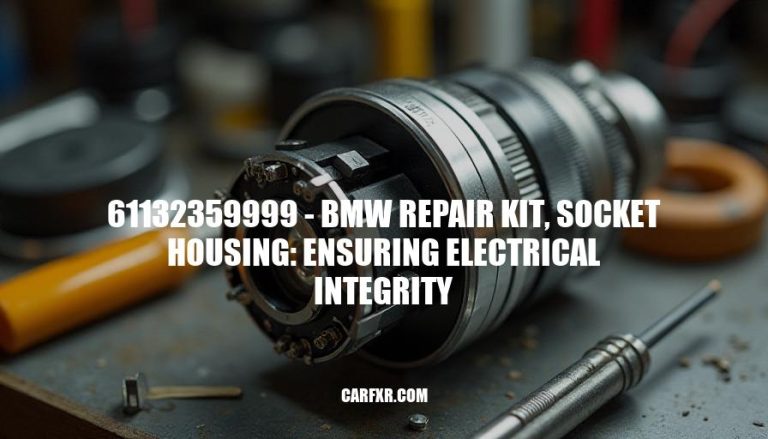 61132359999 - BMW Repair Kit, Socket Housing: Ensuring Electrical Integrity