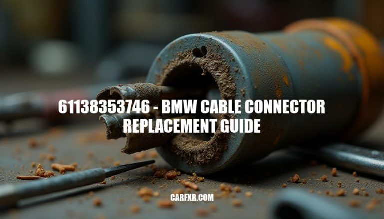 61138353746 - BMW Cable Connector Replacement Guide