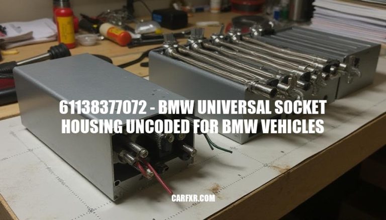 61138377072 - BMW Universal Socket Housing Uncoded for BMW Vehicles