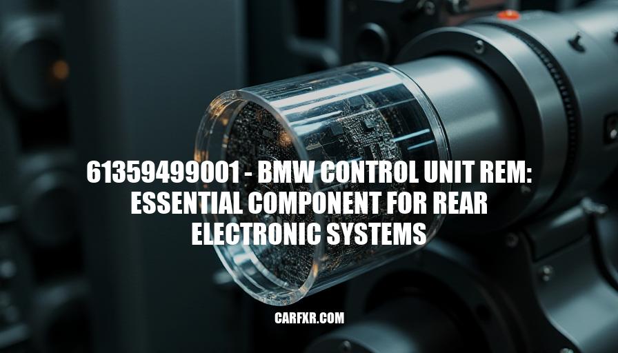 61359499001 - BMW Control Unit REM: Essential Component for Rear Electronic Systems