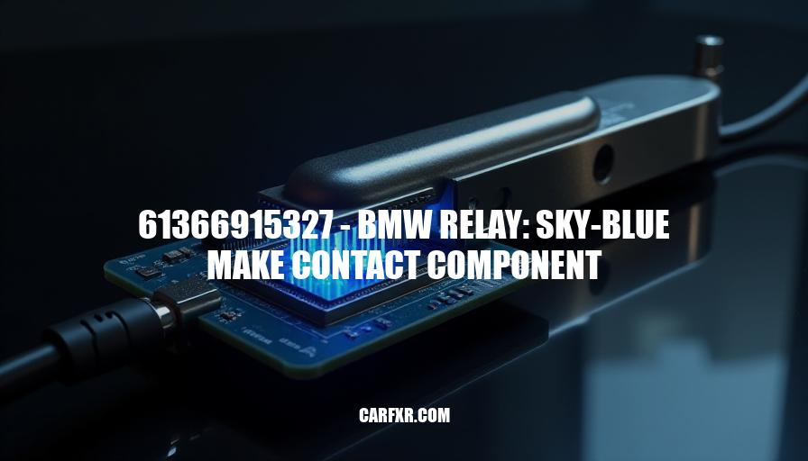 61366915327 - BMW Relay: Sky-Blue Make Contact Component