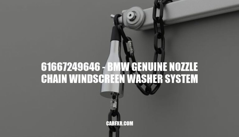 61667249646 - BMW Genuine Nozzle Chain Windscreen Washer System