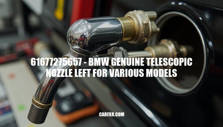 61677275657 - BMW Genuine Telescopic Nozzle Left for Various Models