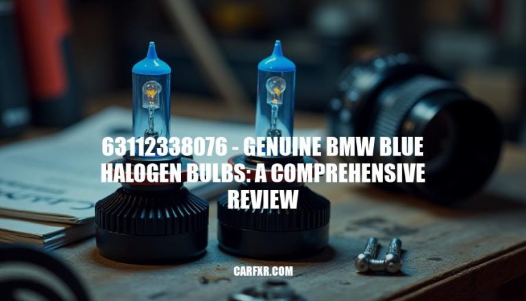 63112338076 - Genuine BMW Blue Halogen Bulbs: A Comprehensive Review