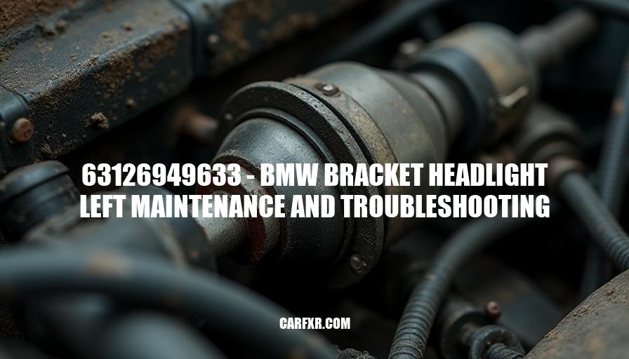 63126949633 - BMW Bracket Headlight Left Maintenance and Troubleshooting