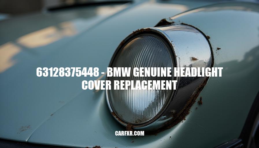 63128375448 - BMW Genuine Headlight Cover Replacement