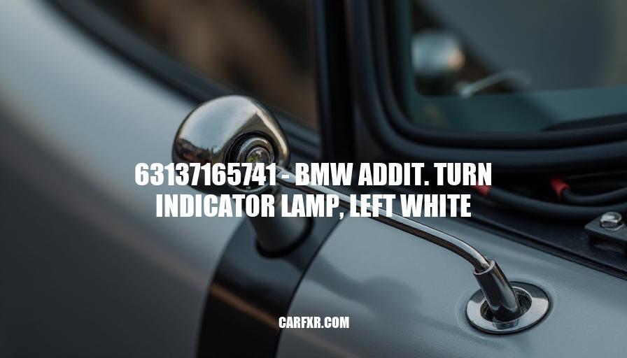 63137165741 - BMW Addit. Turn Indicator Lamp, Left White