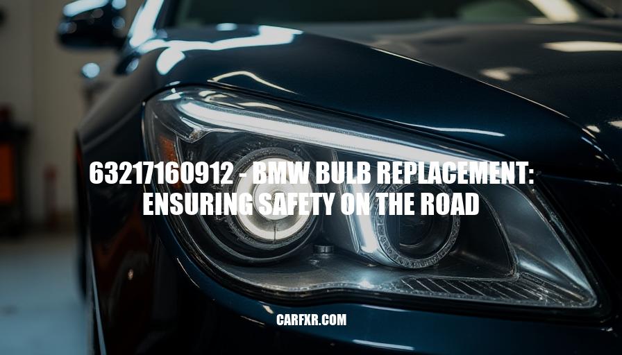 63217160912 - BMW Bulb Replacement: Ensuring Safety on the Road