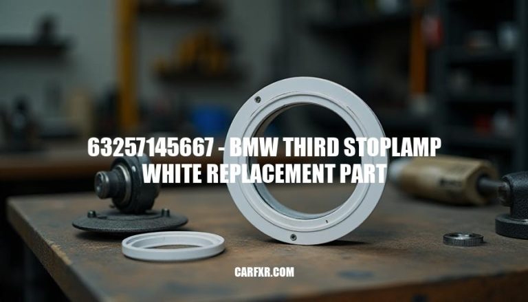 63257145667 - BMW Third Stoplamp White Replacement Part