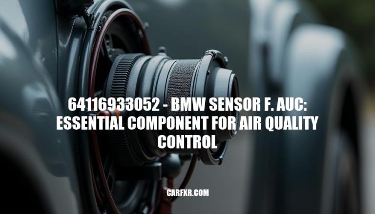 64116933052 - BMW Sensor f. AUC: Essential Component for Air Quality Control