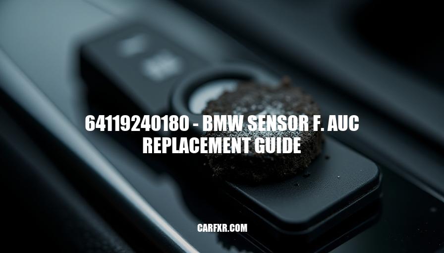 64119240180 - BMW Sensor f. AUC Replacement Guide