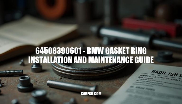 64508390601 - BMW Gasket Ring Installation and Maintenance Guide