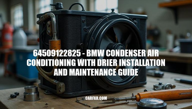 64509122825 - BMW Condenser Air Conditioning with Drier Installation and Maintenance Guide