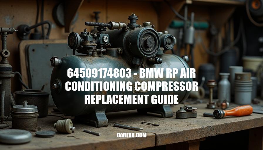 64509174803 - BMW RP Air Conditioning Compressor Replacement Guide